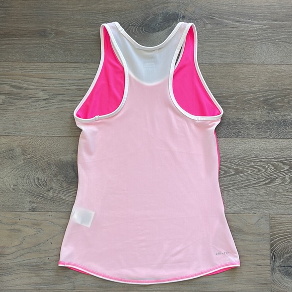 Nike Dri-Fit Racerback Neon Pink Tank-Small - Picture 3 of 5